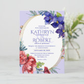 Einladung zur Hochzeit | Frohes Wasser (Stehend Vorderseite)