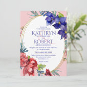 Einladung zur Hochzeit | Frohes Wasser (Stehend Vorderseite)