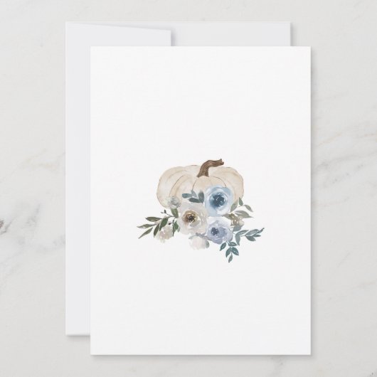 Einladung zur Hochzeit, Herbst in der Liebe Hochze (Rückseite)