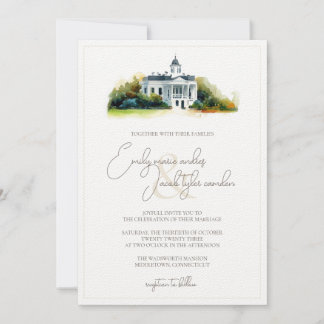 Einladung zur Hochzeit - Historisches Gebäude im W