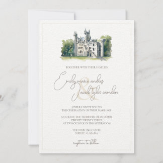 Einladung zur Hochzeit - Historisches Schloss im W