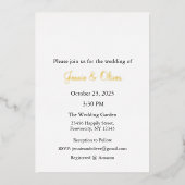 Einladung zur Hochzeit, Hochzeitstag, Boden, Spitz (Vorderseite)