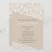 Einladung zur Hochzeit, Hochzeitstag, Braut (Vorne/Hinten)