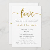 Einladung zur Hochzeit, Hochzeitstagung, Herz (Vorne/Hinten)