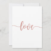 Einladung zur Hochzeit, Hochzeitstagung, Herz (Rückseite)