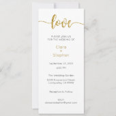 Einladung zur Hochzeit, Hochzeitstagung, Liebe (Vorderseite)