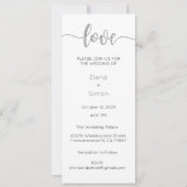 Einladung zur Hochzeit, Hochzeitstagung, Liebe (Vorderseite)