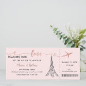 Einladung zur Hochzeit, Hochzeitstagung, Liebe (Stehend Vorderseite)