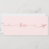 Einladung zur Hochzeit, Hochzeitstagung, Liebe (Rückseite)