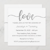 Einladung zur Hochzeit, Hochzeitstagung, Liebe (Vorne/Hinten)