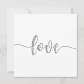 Einladung zur Hochzeit, Hochzeitstagung, Liebe (Rückseite)