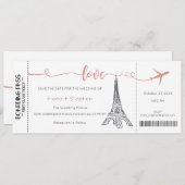 Einladung zur Hochzeit, Hochzeitstagung, Liebe (Vorne/Hinten)