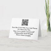 Einladung zur Hochzeit - Hochzeitstorte (Rückseite)