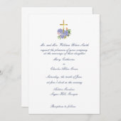 Einladung zur Hochzeit, Hydrangea, Jahrestag (Vorne/Hinten)