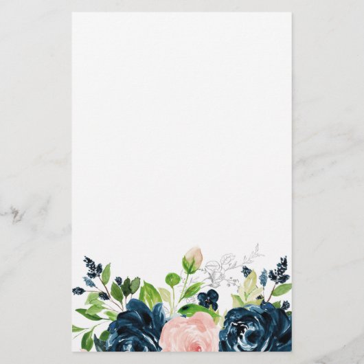 Einladung zur Hochzeit im eleganten Blumenzelt Flyer (Hinten)