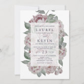 Einladung zur Hochzeit im englischen Garten (Vorderseite)