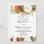 Einladung zur Hochzeit im Herbst (Vorderseite)