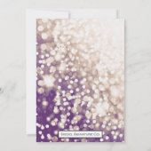 Einladung zur Hochzeit im Herbst - Champagner und  (Rückseite)