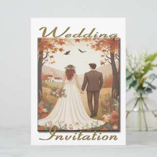 Einladung zur Hochzeit im Land - Herbst