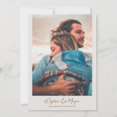 Einladung zur Hochzeit im Südwesten mit QR-Code (Rückseite)