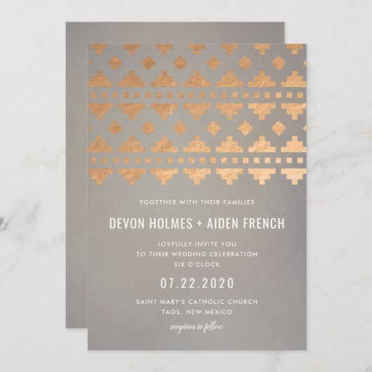 Einladung zur Hochzeit im Südwesten von Gleam (Vorne/Hinten)