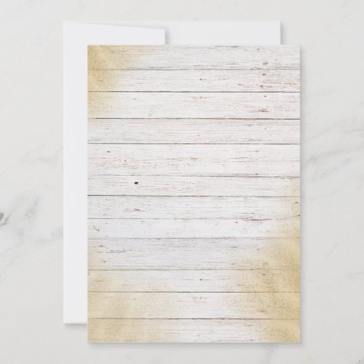 Einladung zur Hochzeit im tropischen Strand - Save (Rückseite)