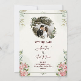 Einladung zur Hochzeit im verzauberten Garten