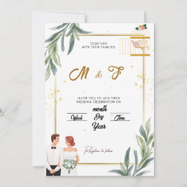 Einladung zur Hochzeit im verzauberten Garten | Wh