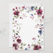 Einladung zur Hochzeit im Vintagen Garten (Rückseite)