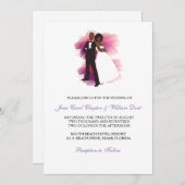 Einladung zur Hochzeit in Afrika (Vorne/Hinten)