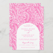 Einladung zur Hochzeit in Botanisch-floralen Hochz (Vorne/Hinten)