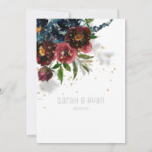 Einladung zur Hochzeit in Burgund (Rückseite)