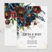 Einladung zur Hochzeit in Burgund (Vorne/Hinten)