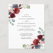 Einladung zur Hochzeit in Burgund (Vorderseite)