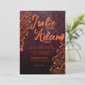 Einladung zur Hochzeit in Burgund (Stehend Vorderseite)