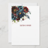 Einladung zur Hochzeit in Burgund (Rückseite)