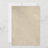 Einladung zur Hochzeit in Burgund Blush & Gold (Rückseite)