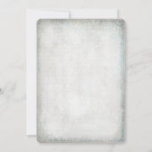 Einladung zur Hochzeit in Burgund Floral (Rückseite)