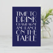 Einladung zur Hochzeit in den 1920er Jahren (Stehend Vorderseite)