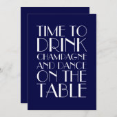 Einladung zur Hochzeit in den 1920er Jahren (Vorne/Hinten)