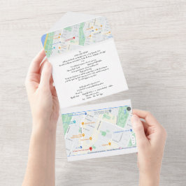 Einladung zur Hochzeit in einem