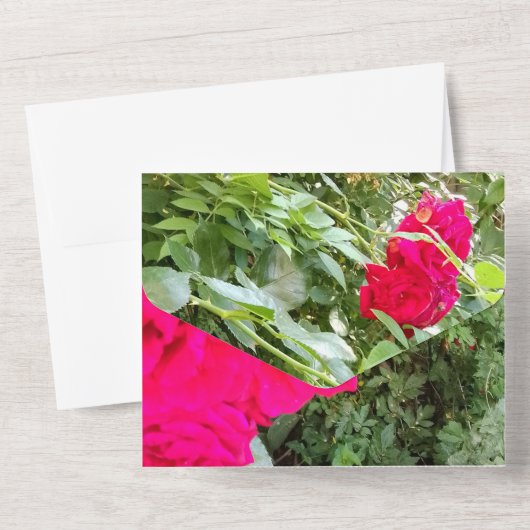 Einladung zur Hochzeit in einem (Rückseite)