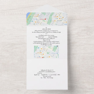 Einladung zur Hochzeit in einem