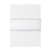 Einladung zur Hochzeit in einem eleganten Classic  Einladungsbanderole (Rückseitenbeispiel)