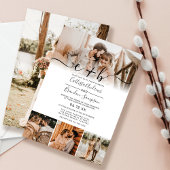 Einladung zur Hochzeit in einem eleganten Schwarze