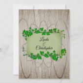 Einladung zur Hochzeit in einem Land (Rückseite)