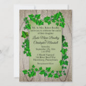 Einladung zur Hochzeit in einem Land (Vorderseite)