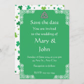 Einladung zur Hochzeit in Irland (Vorne/Hinten)