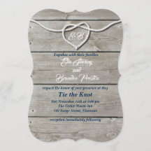 Einladung zur Hochzeit in Nautic Monogram