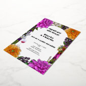 Einladung zur Hochzeit in Rosa und Orange (Gedreht)